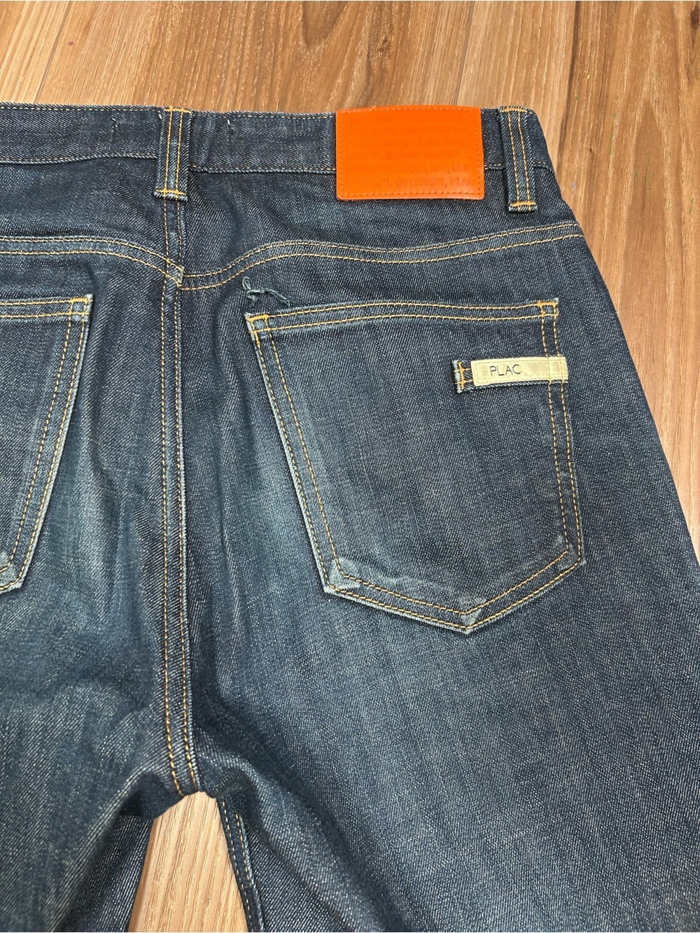 Plac men’s straight crop regular rise d 10 dark wash jeans size 31x28 - Picture 3 of 10